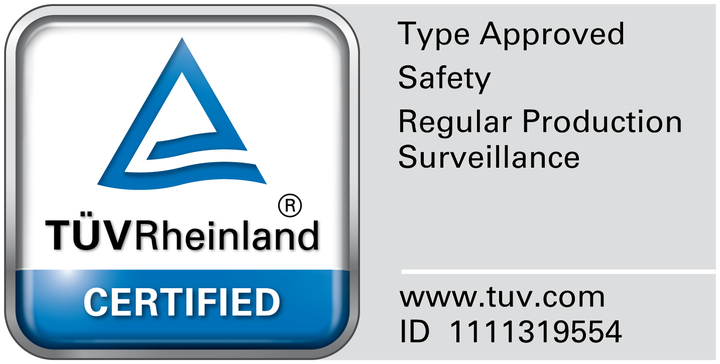 Znak TÜV Rheinland Certified – Type Approved Safety dla Huawei LUNA2000-S1